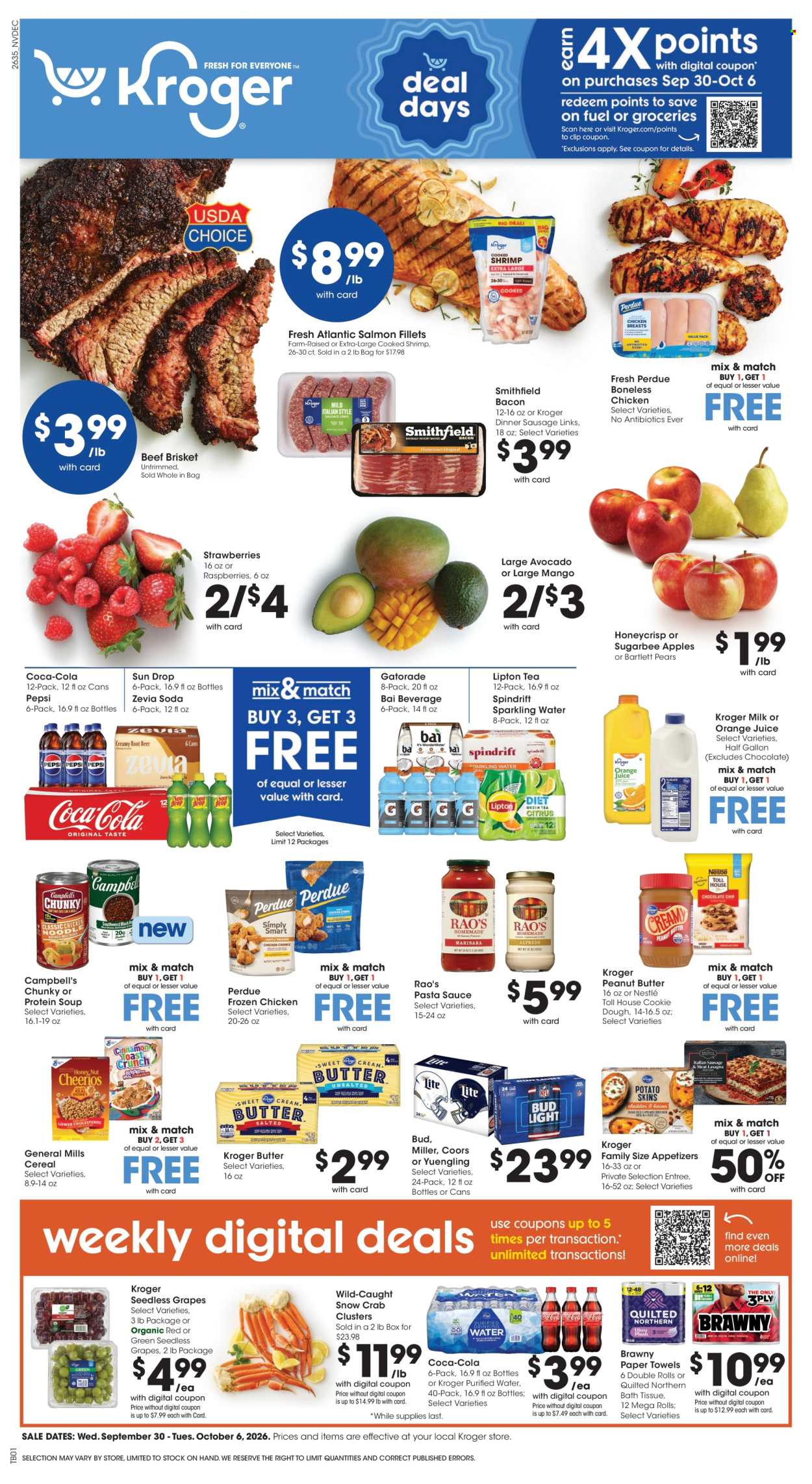 Kroger ad  - 09.30.2026 - 10.06.2026. Page 1