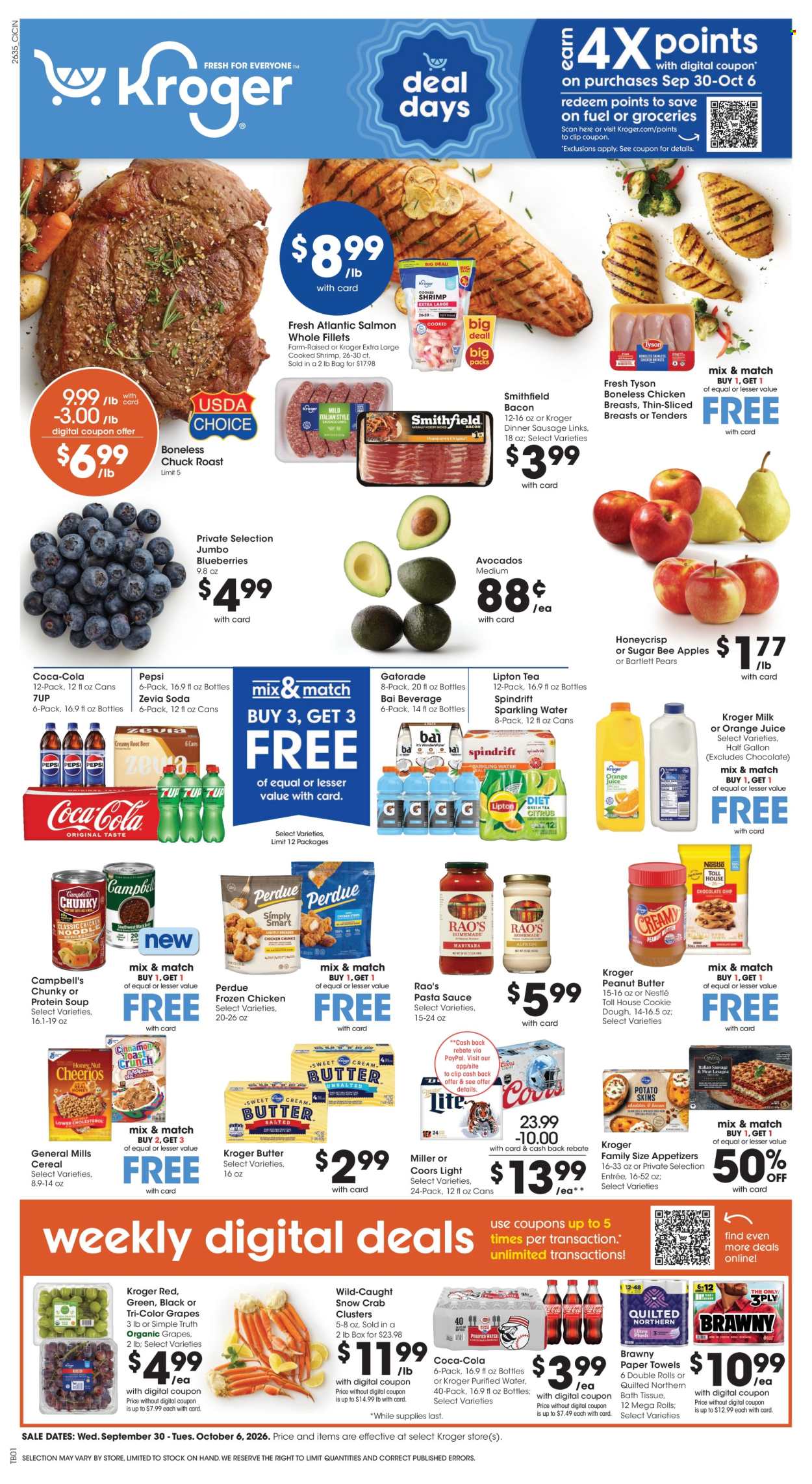 Kroger ad  - 09.30.2026 - 10.06.2026. Page 1