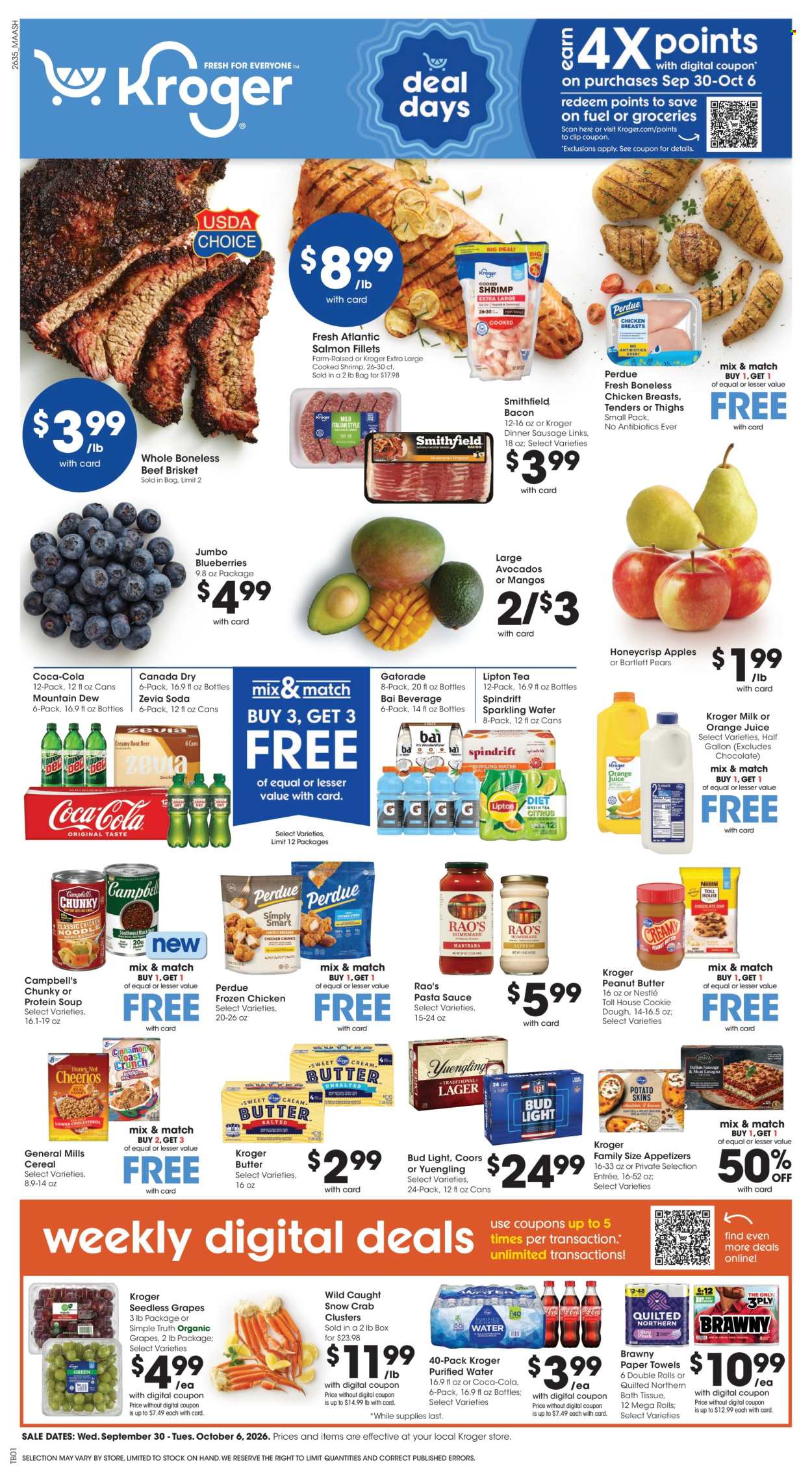 Kroger ad  - 09.30.2026 - 10.06.2026. Page 1