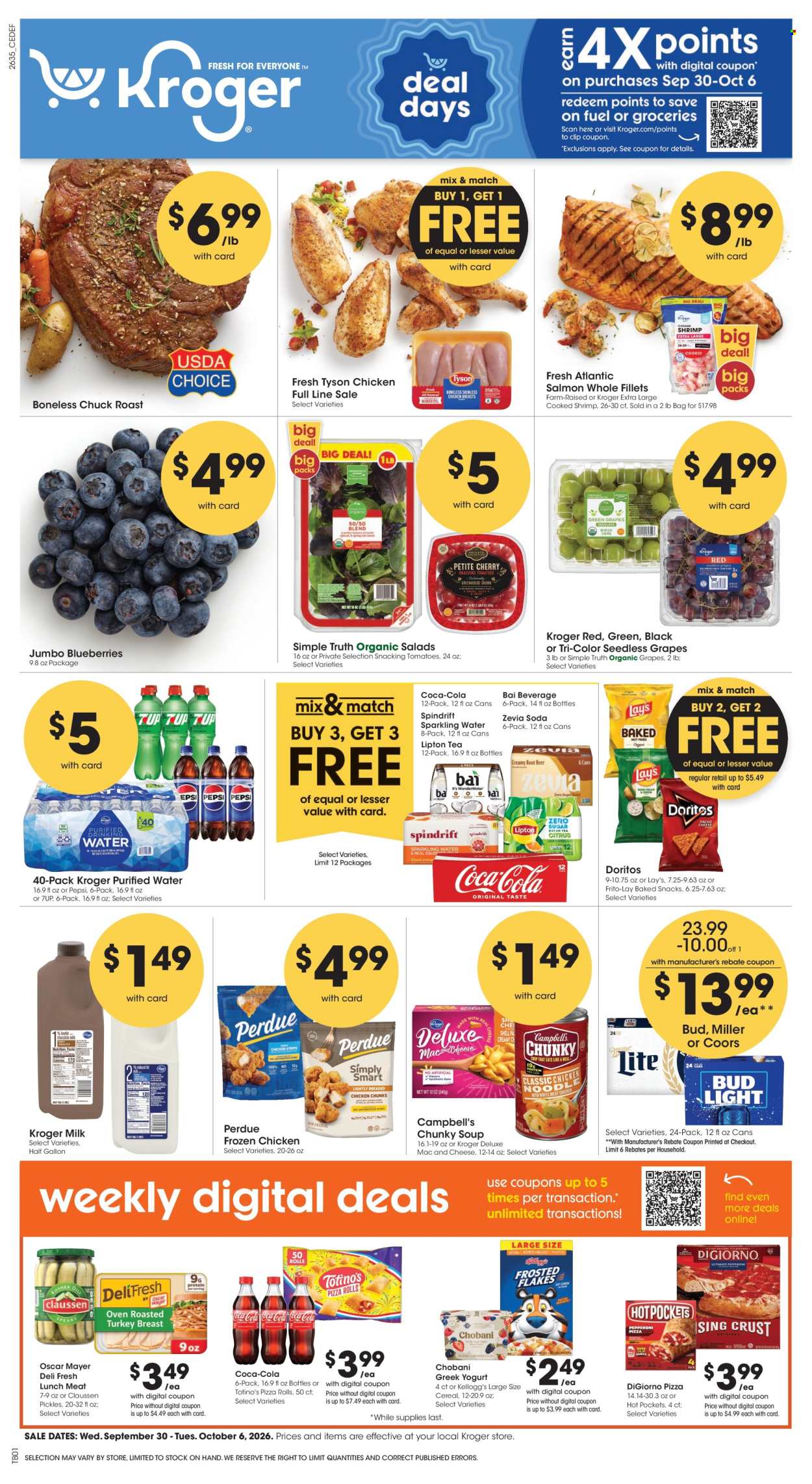 Kroger ad  - 09.30.2026 - 10.06.2026. Page 1