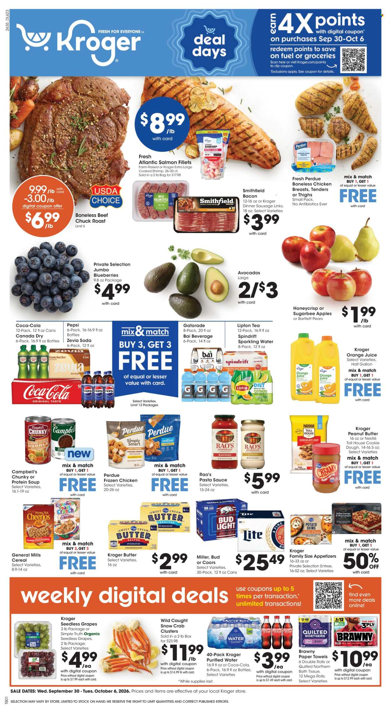 Kroger ad  - 09.30.2026 - 10.06.2026. Page 1