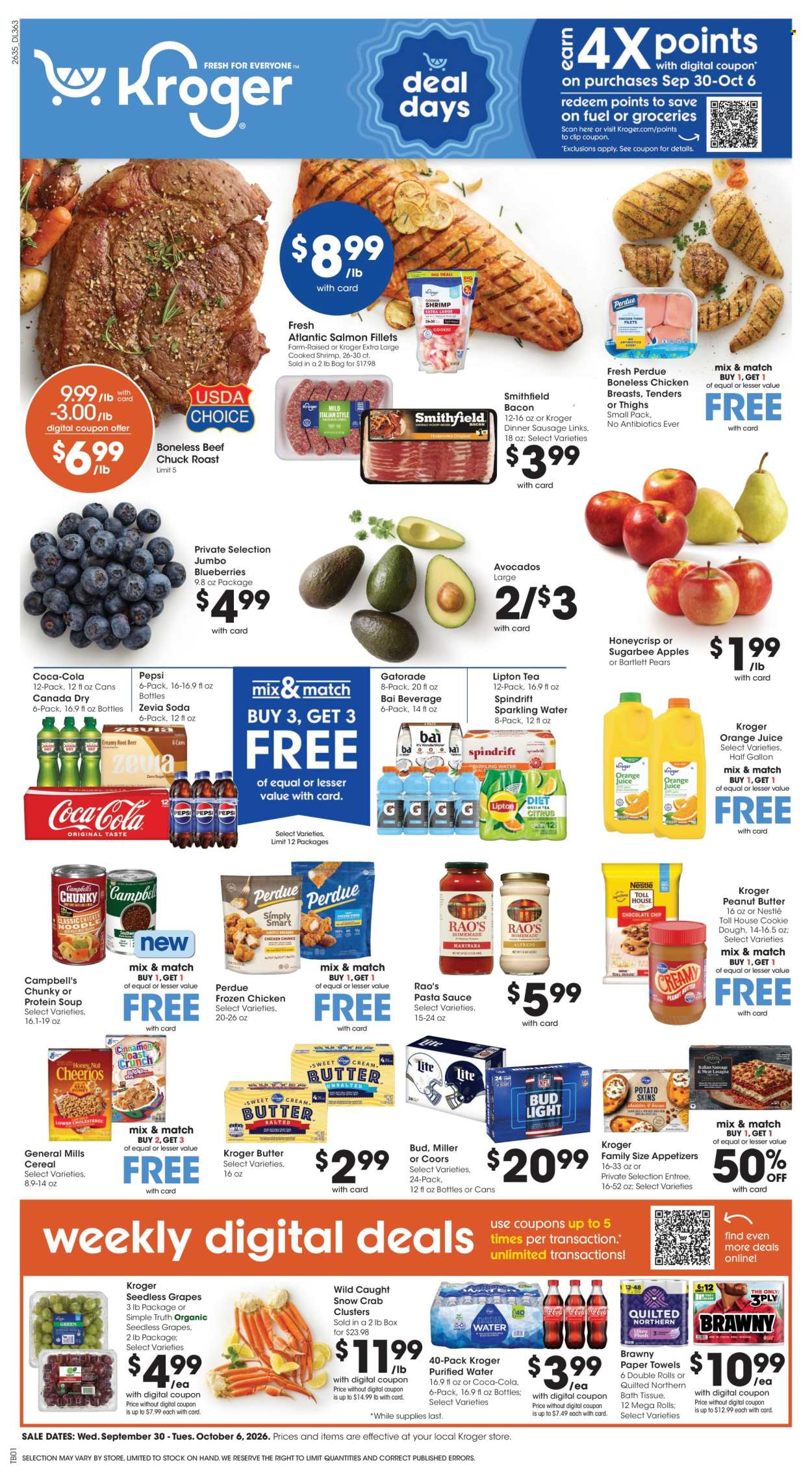 Kroger ad  - 09.30.2026 - 10.06.2026. Page 1