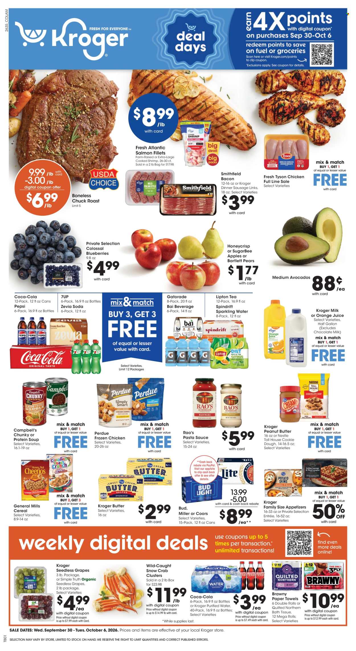 Kroger ad  - 09.30.2026 - 10.06.2026. Page 1
