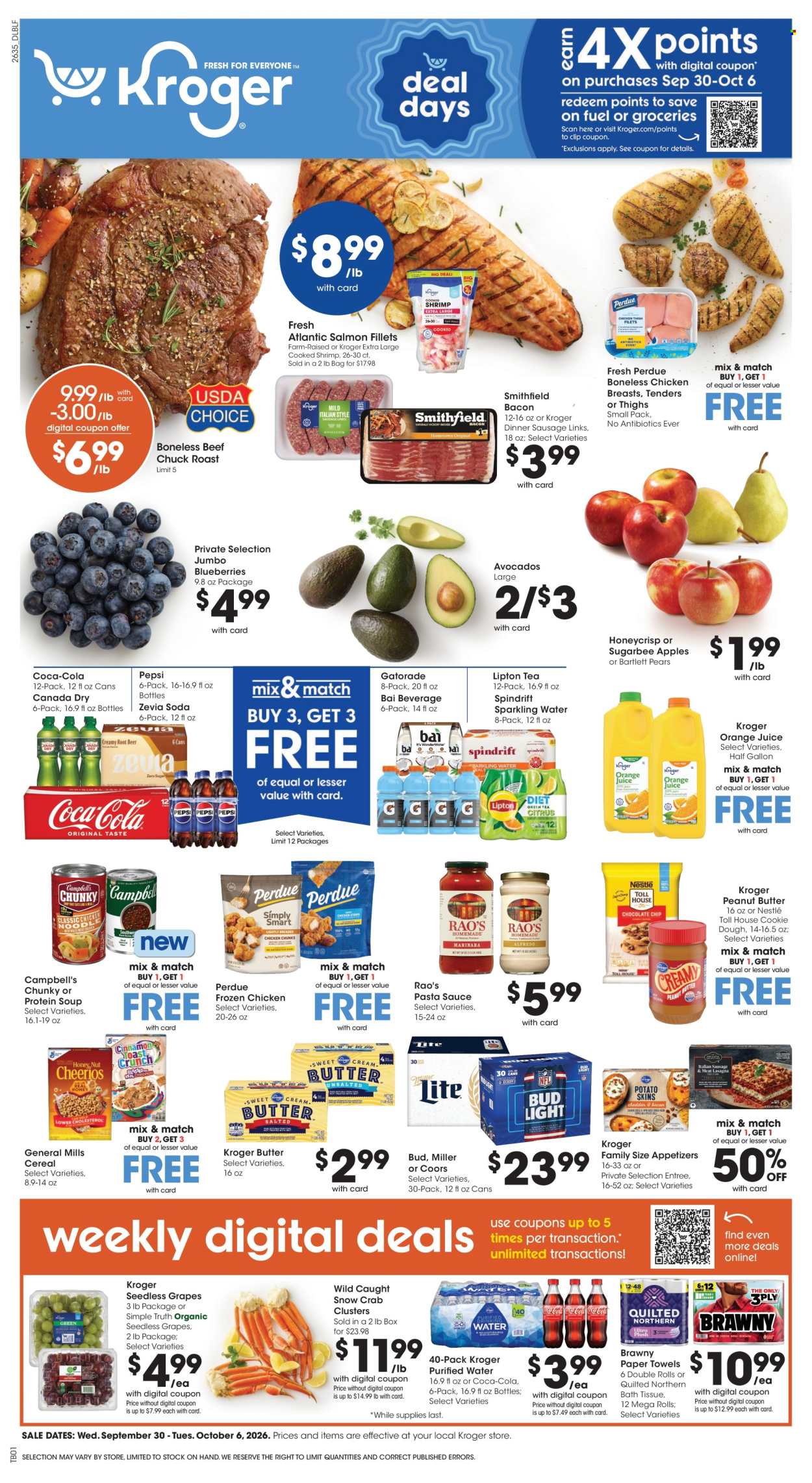 Kroger ad  - 09.30.2026 - 10.06.2026. Page 1