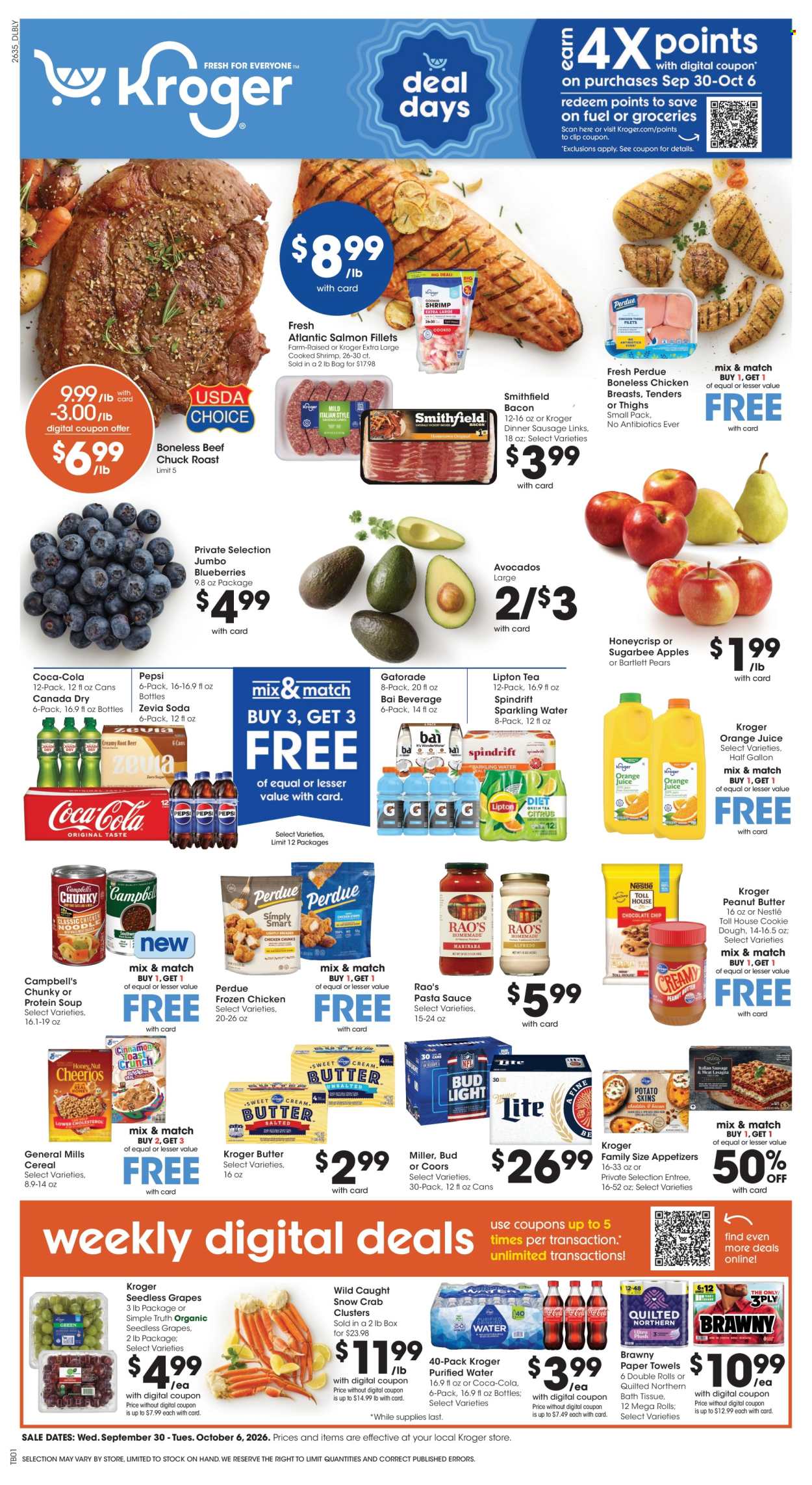 Kroger ad  - 09.30.2026 - 10.06.2026. Page 1