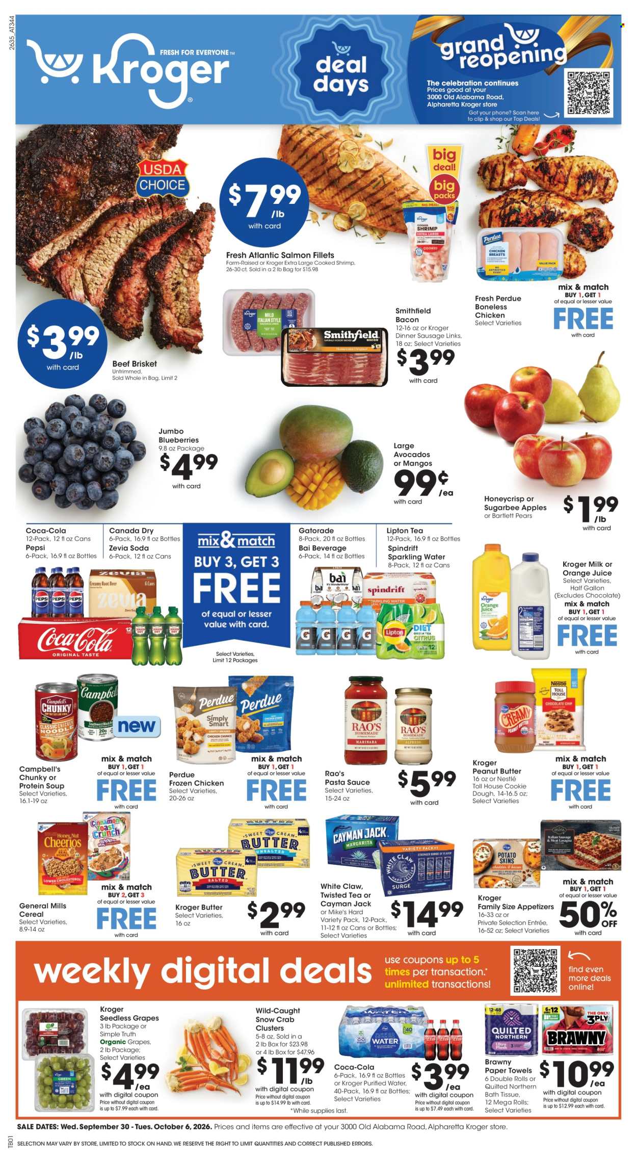 Kroger ad  - 09.30.2026 - 10.06.2026. Page 1