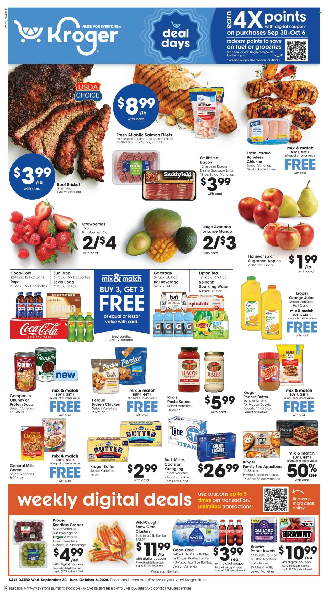 Kroger ad  - 09.30.2026 - 10.06.2026. Page 1