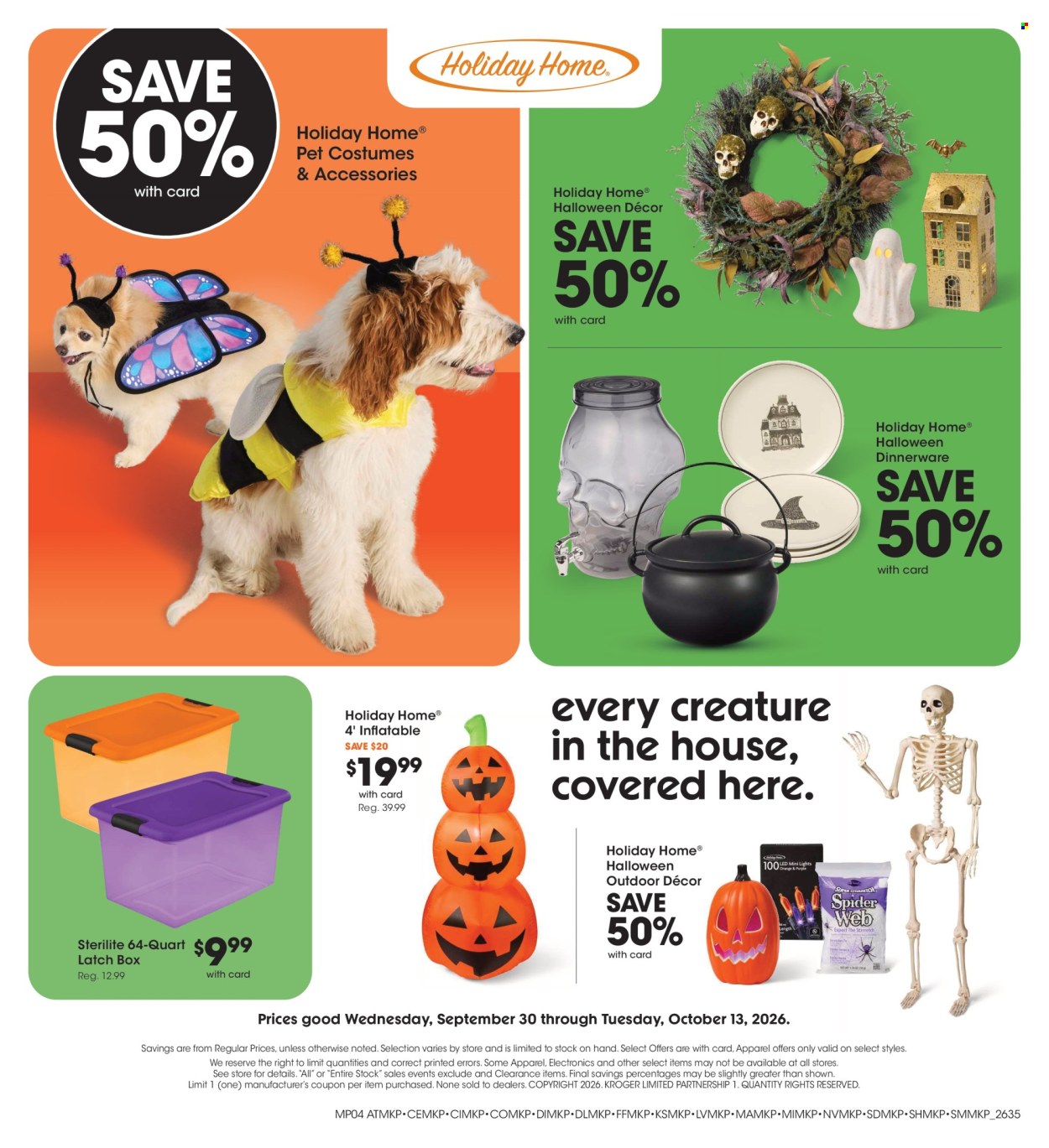 Kroger ad  - 09.30.2026 - 10.13.2026. Page 4