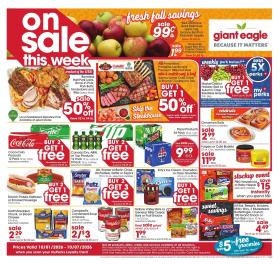 Giant Eagle - Weekly Sale        
