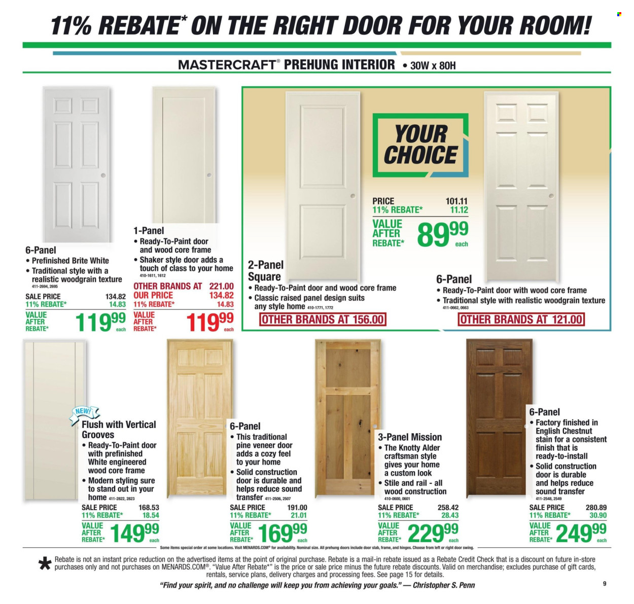 Menards ad  - 10.01.2026 - 10.11.2026. Page 13