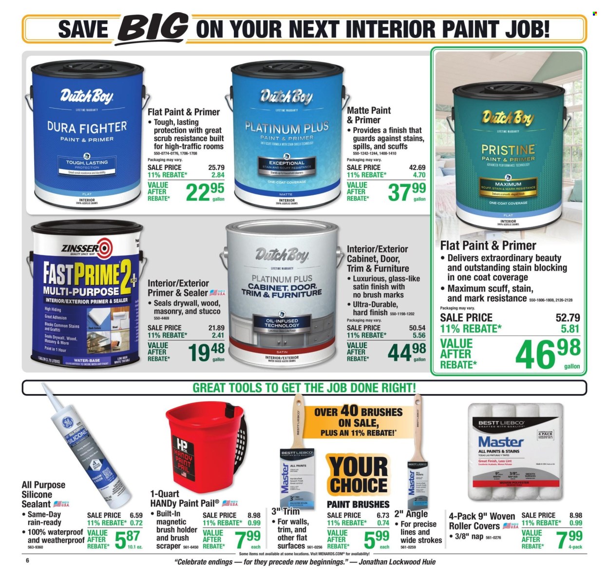 Menards ad  - 10.01.2026 - 10.11.2026. Page 9