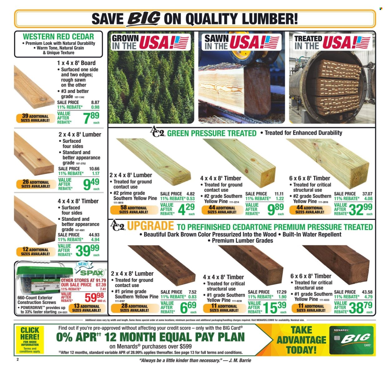 Menards ad  - 10.01.2026 - 10.11.2026. Page 3