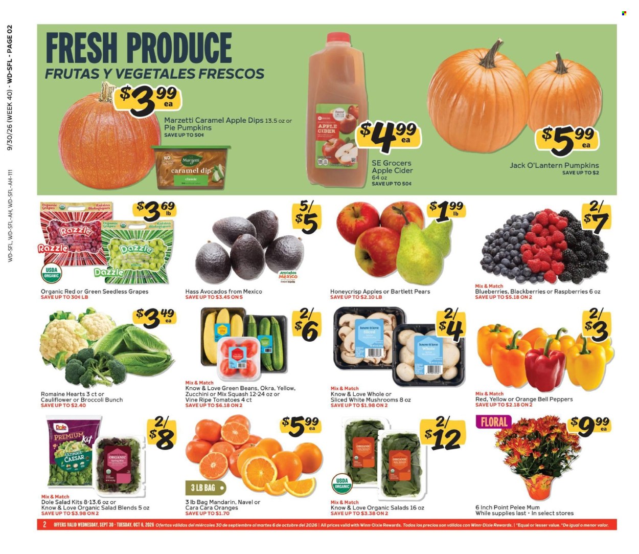 Winn Dixie ad  - 09.30.2026 - 10.06.2026. Page 2