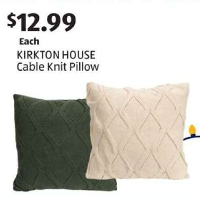 KIRKTON HOUSE Cable Knit Pillow