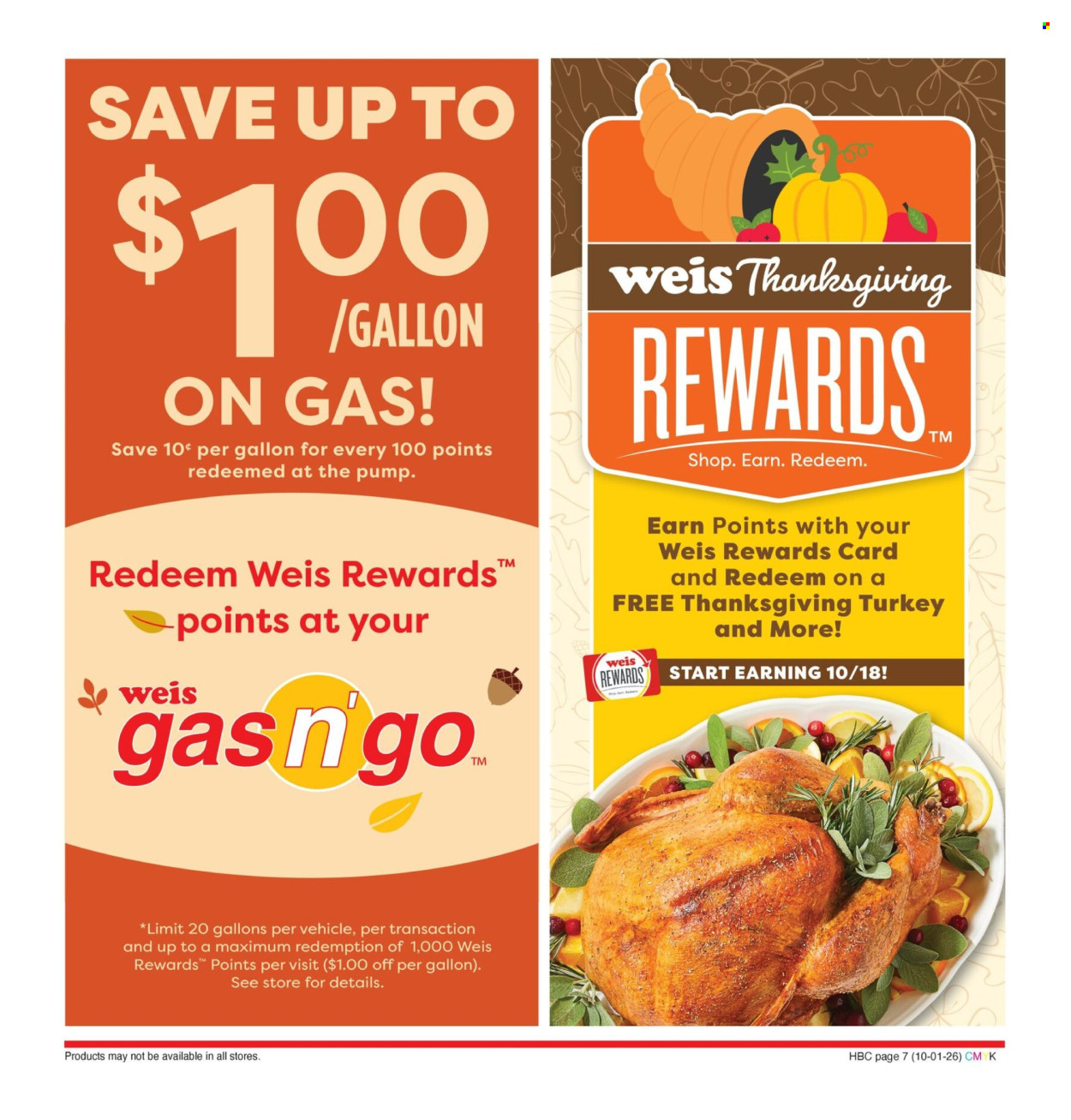 Weis ad  - 10.01.2026 - 10.28.2026. Page 7