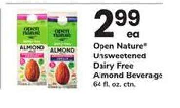 Open Nature Almond Beverage