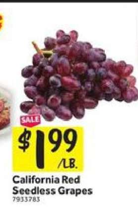 California Red Seedless Grapes