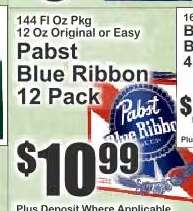 Pabst Blue Ribbon 12 Pack