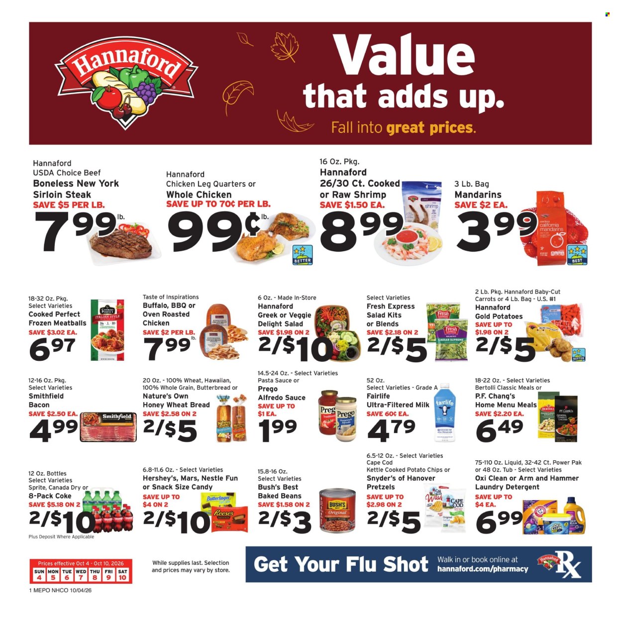 Hannaford ad  - 10.04.2026 - 10.10.2026. Page 1