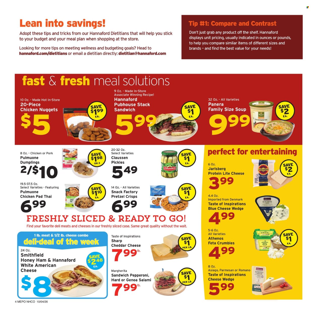 Hannaford ad  - 10.04.2026 - 10.10.2026. Page 4
