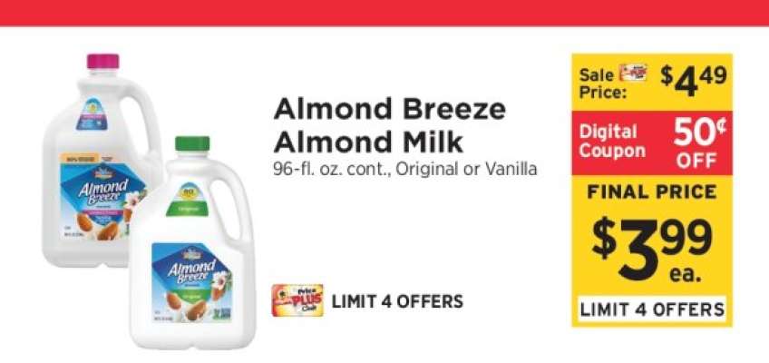 Almond Breeze Almond Milk