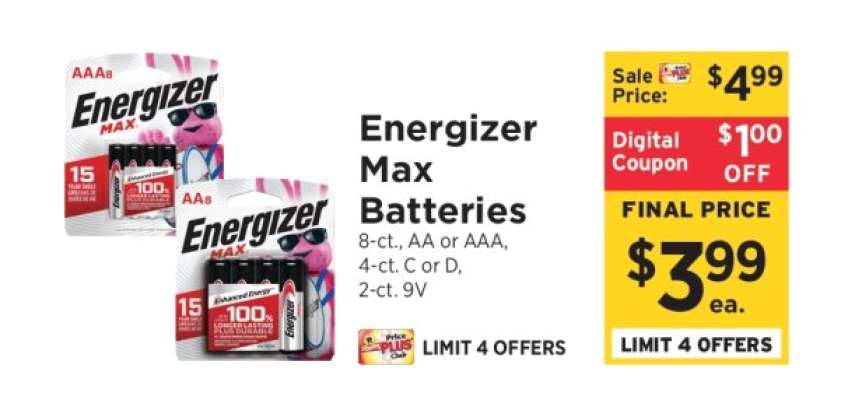 Energizer Max Batteries