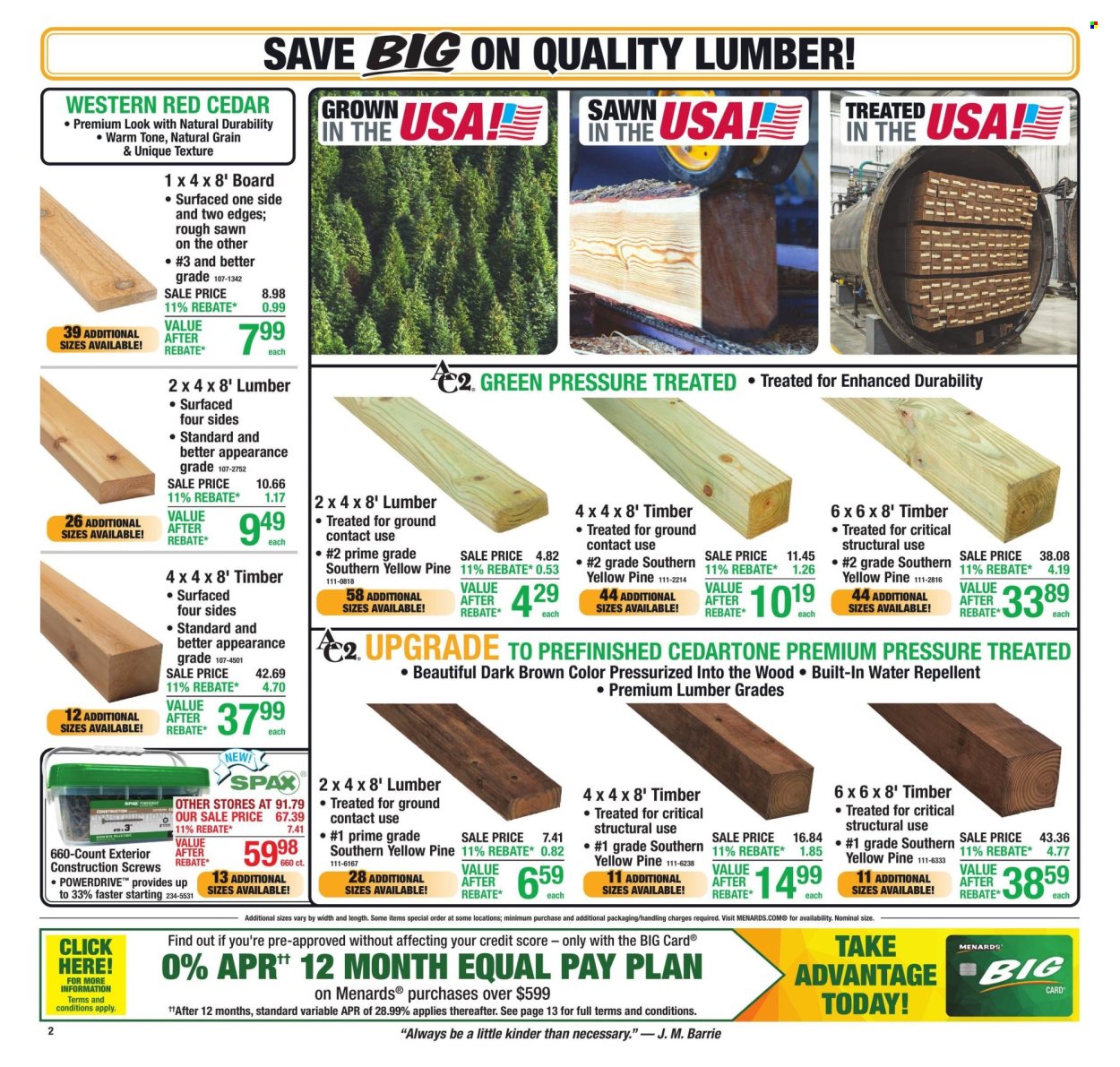 Menards ad  - 10.01.2026 - 10.11.2026. Page 3
