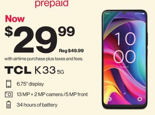 TCL K33 5G