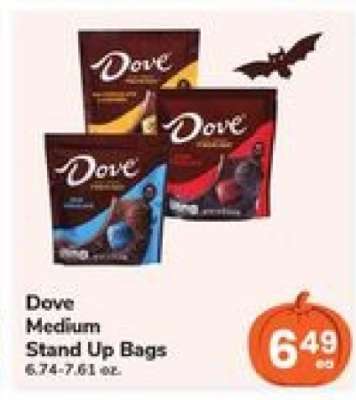 Dove Medium Stand Up Bags