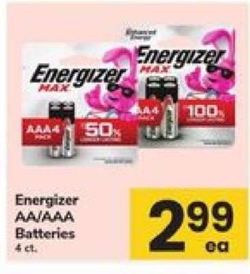 Energizer AA/AAA Batteries