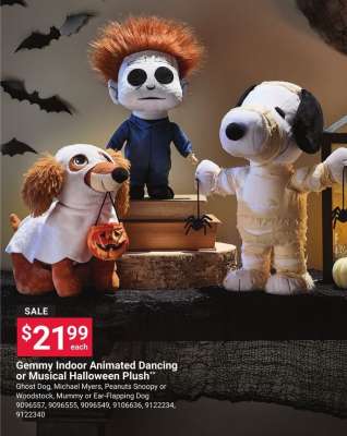 Gemmy Indoor Animated Dancing or Musical Halloween Plush