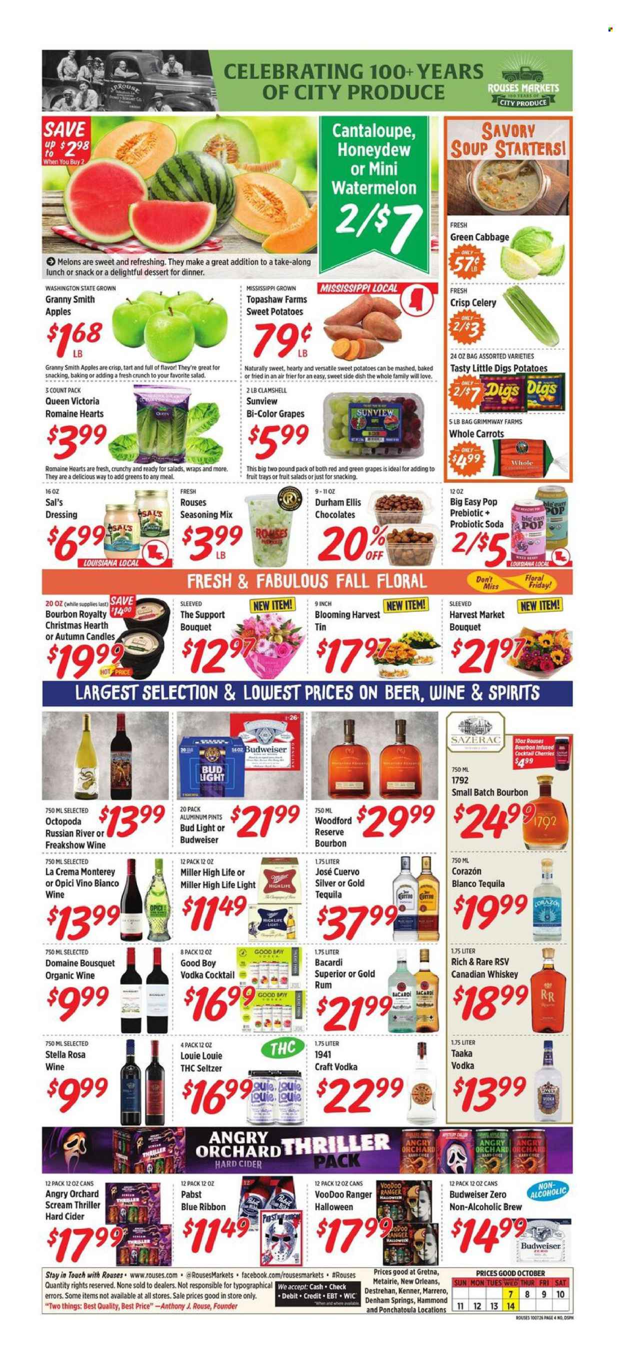Rouses Markets ad  - 10.07.2026 - 10.14.2026. Page 8