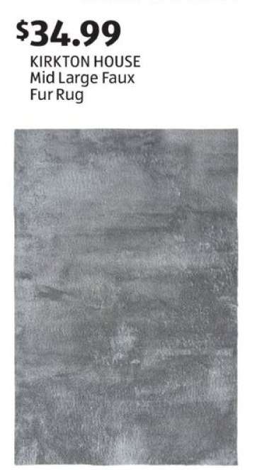 KIRKTON HOUSE Mid Large Faux Fur Rug