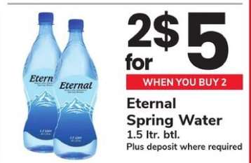 Eternal Spring Water