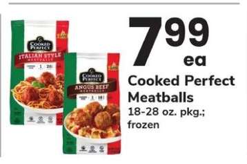 Cooked Perfect Meatballs