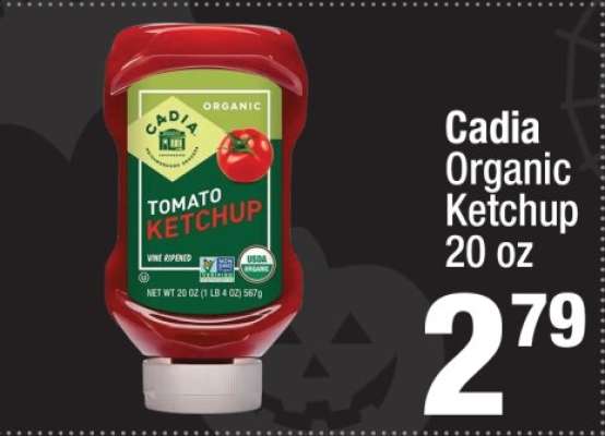 Cadia Organic Ketchup 20 oz