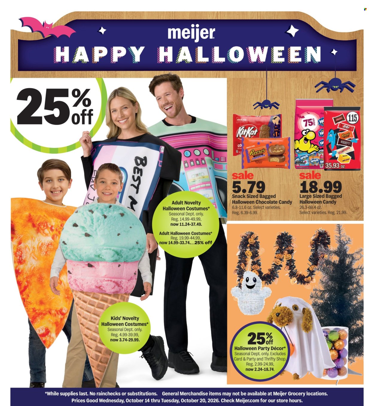 Meijer ad  - 10.14.2026 - 10.20.2026. Page 1