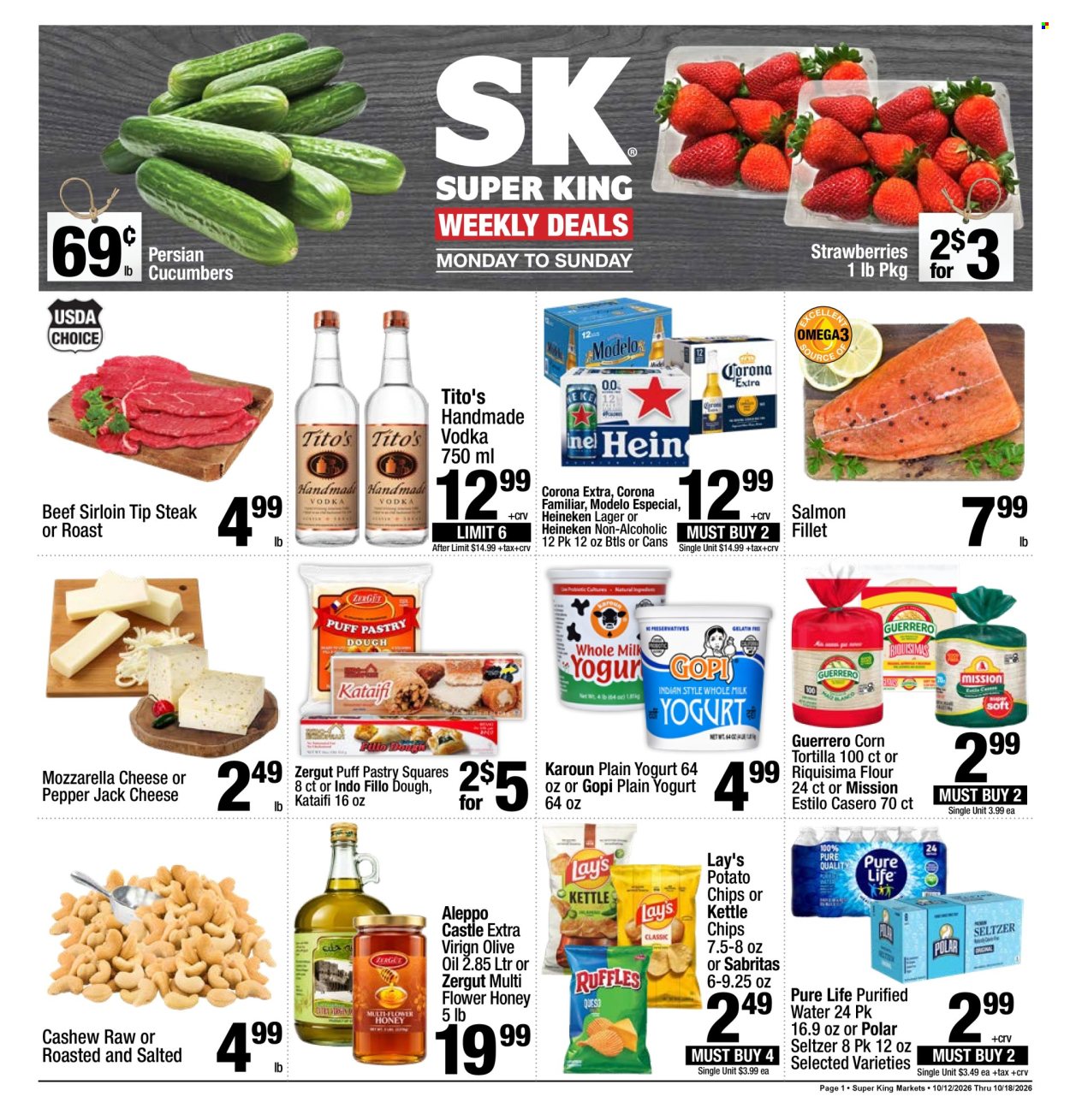 Super King Markets ad  - 10.12.2026 - 10.18.2026. Page 1