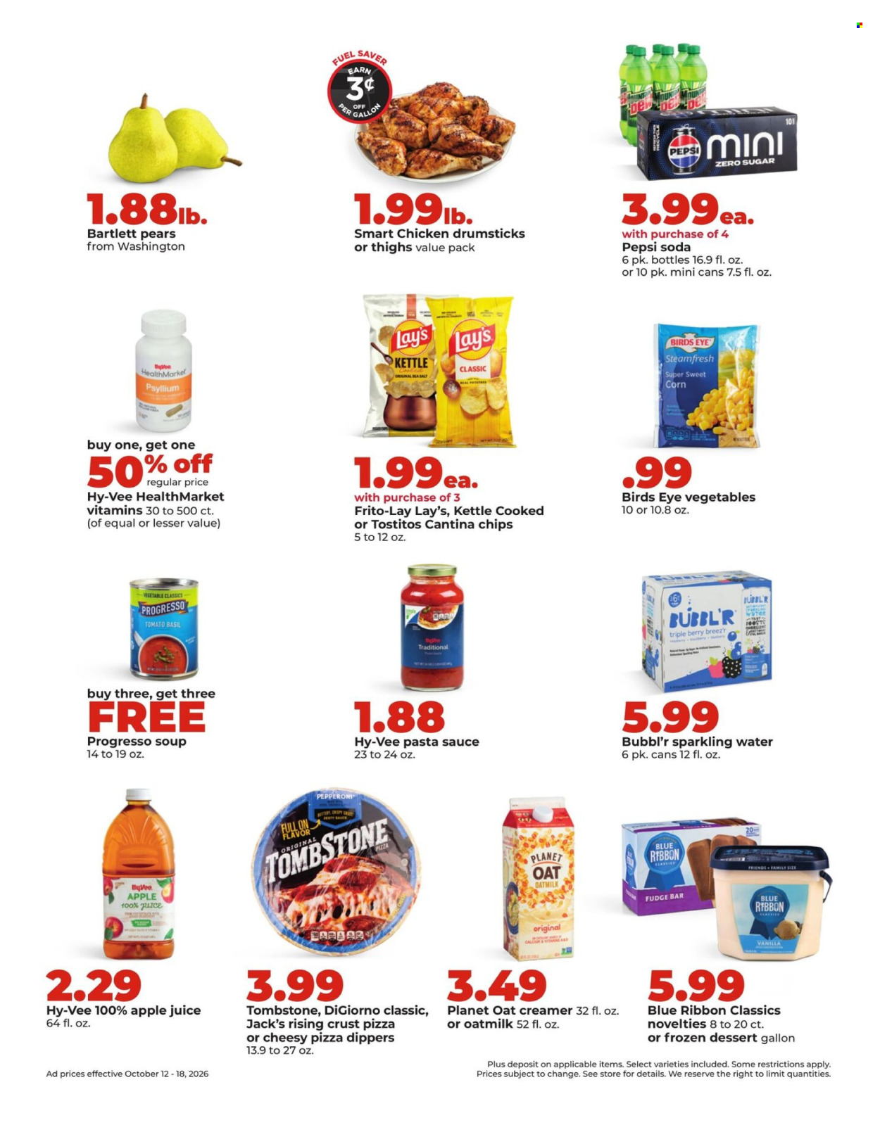 Hy-Vee ad  - 10.12.2026 - 10.18.2026. Page 2