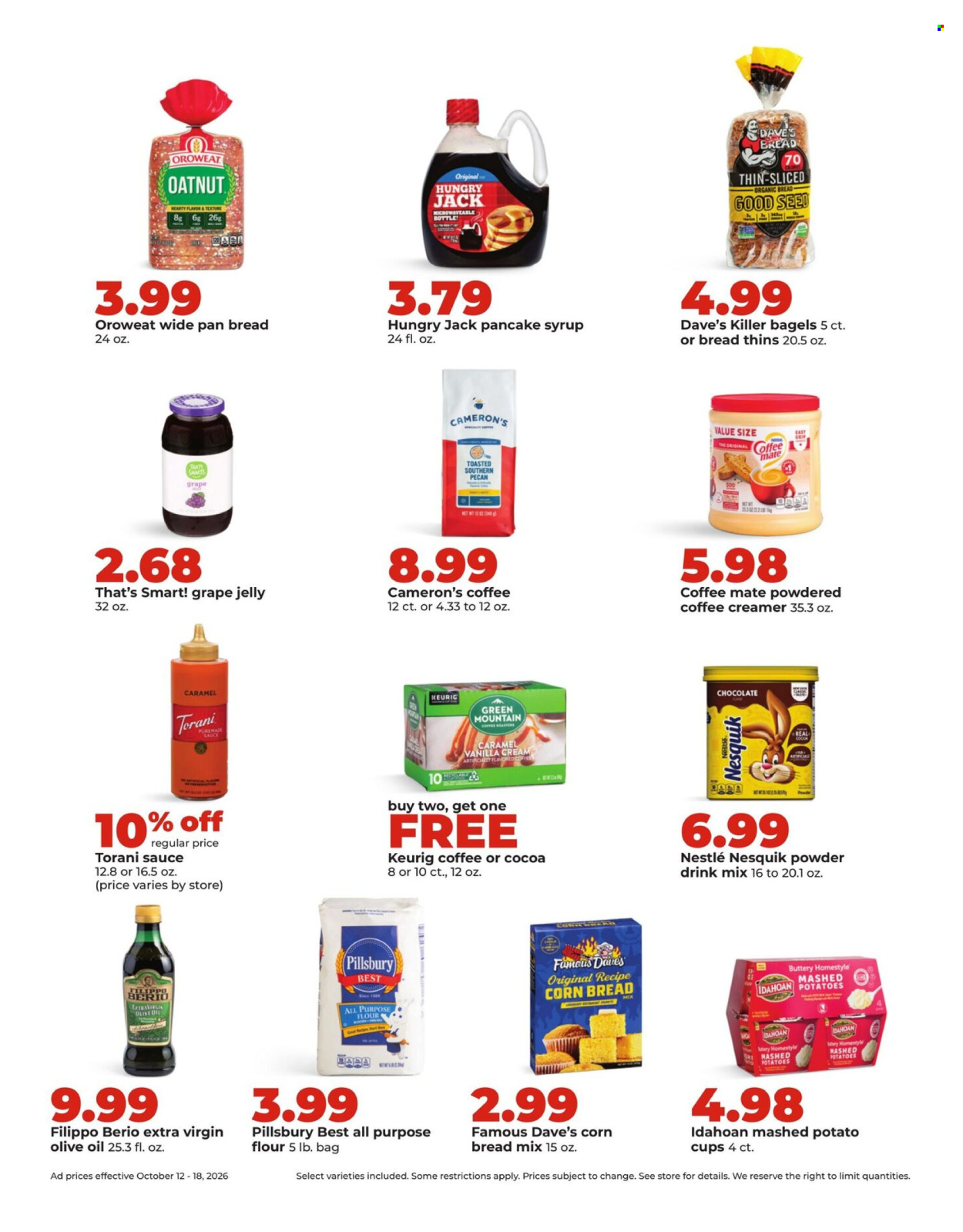 Hy-Vee ad  - 10.12.2026 - 10.18.2026. Page 24