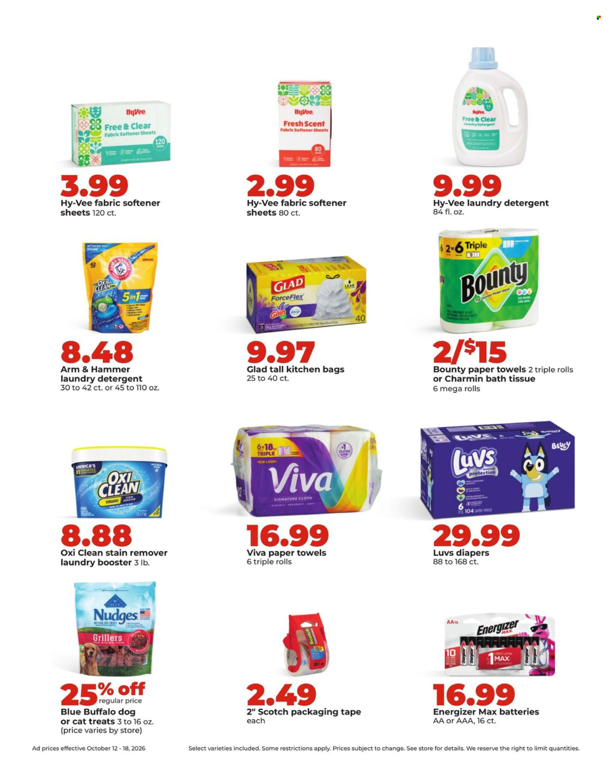 Hy-Vee ad  - 10.12.2026 - 10.18.2026. Page 36