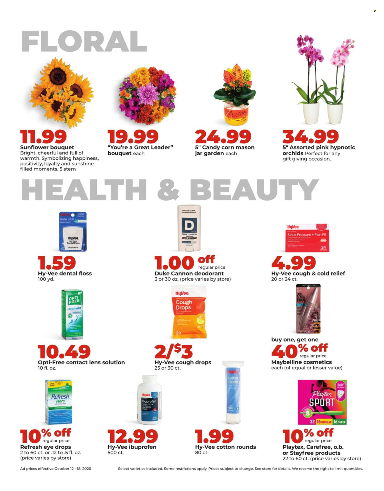 Hy-Vee ad  - 10.12.2026 - 10.18.2026. Page 37