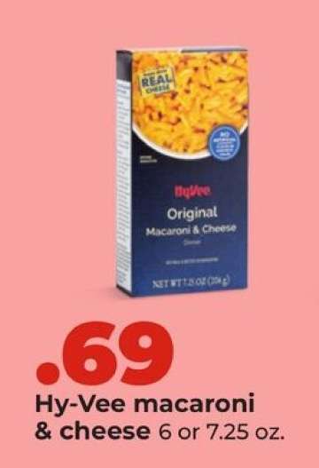 Hy-Vee macaroni & cheese
