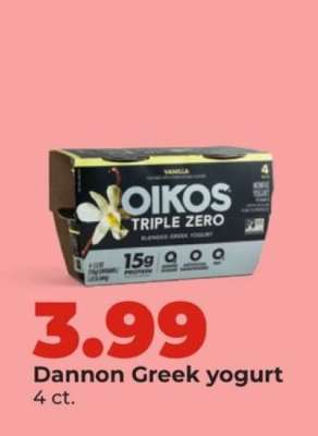 Dannon Greek Yogurt
