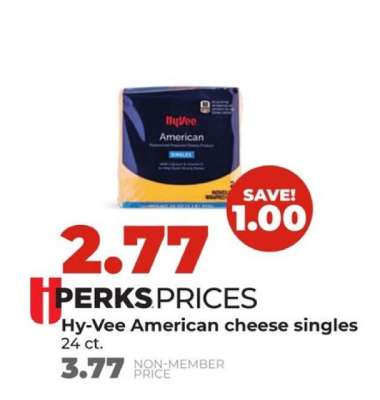 Hy-Vee American cheese singles