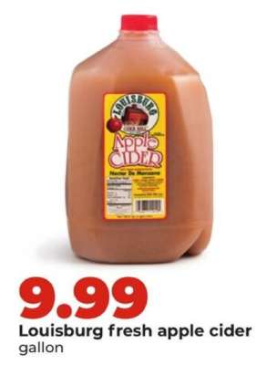 Louisburg fresh apple cider