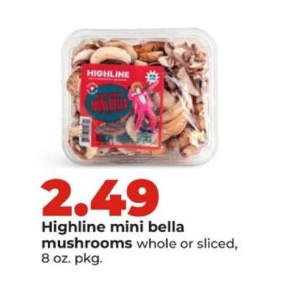 Highline mini bella mushrooms