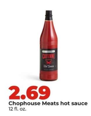 Chophouse Meats hot sauce