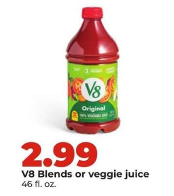 V8 Blends or veggie juice