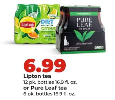 Lipton tea or Pure Leaf tea